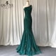 thumbnail image 2 of One Shoulder Emerald Evening Dresses Green Sequined Long Mermaid Prom Gown Glitter Elegant Party Dress Pattern Lace Formal Dress14 Gao Jinjia LED, 2 of 2