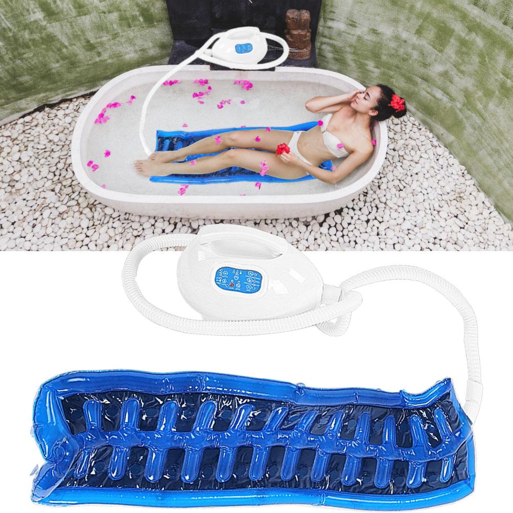 Mgaxyff Bubble Bath Mat Tub Spa Massager Adjustable Bubble Settings