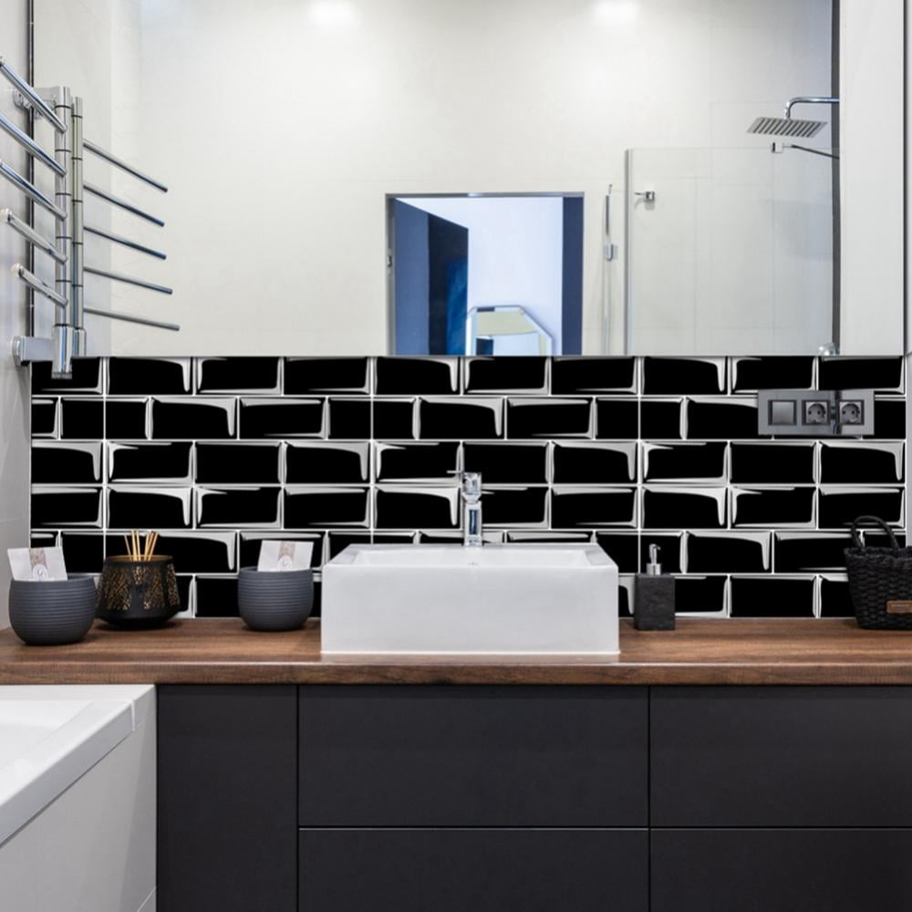 Peel and Stick Backsplash Tiles Sticker for Kitchen Stick on Backsplash 8 Sheets 11 x 8 Subway Tile Bathroom Splashback Water Heat Resistant White Herringbone Glossy Spring Easter Decoration Peel and Stick Backsplash Tiles Sticker for Kitchen Stick on Backsplash 8 Sheets 11 x 8 Subway Tile Bathroom Splashback Water Heat Resistant White Herringbone Glossy Spring Easter Decoration