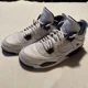 thumbnail image 1 of Ni - ke Air Jordan 4 Retro LS Columbia 2015 314254 107 White/Midnight Navy Size 10 VNDS, 1 of 5