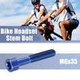 thumbnail image 2 of Unique Bargains Blue Universal M6x35 Bike Stem Bolt Bicycle Bike Headset Stem Bolt Bike Bicycle Accessory, 2 of 6