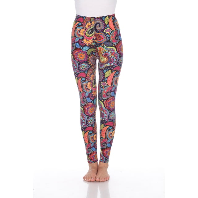 White Mark Women's Printed Leggings