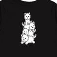 thumbnail image 4 of Inktastic kawaii westie stack Boys or Girls Long Sleeve Toddler T-Shirt, 4 of 5