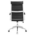 thumbnail image 6 of Computer Work Desk Chair, Black, Faux Vinyl Leather, Home Office Business, Modern Contemporary HB33125, 6 of 11