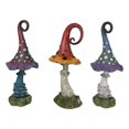 thumbnail image 5 of Enchanted Fairy Garden 9.5"H Spotted Toadstool Mushrooms Figurine Set of 3, 5 of 8