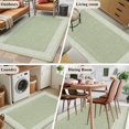 thumbnail image 6 of Sage Green Retro Greek Key Large Area Rugs for Bedroom Living Room, Soft Non Slip Carpet Bedside Rug, Geometric Greece Ancient Rustic Rectangular Floor Cover Kitchen Accent Rug 2.7'x5' for Office, 6 of 9