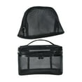 thumbnail image 1 of GOOHOCHY 2 bolsas de malla para cosméticos, bolsas de malla de gran capacidad para artículos de tocador, bolsas de almacenamiento, 1 of 8