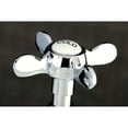 thumbnail image 3 of Kingston Brass KS1271BEXBS Essex Bridge Kitchen Faucet with Brass Sprayer, Polished Chrome, 3 of 4