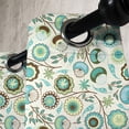 thumbnail image 3 of Ambesonne Floral Grommet Curtain, Pastel Nature, 50" x 96", Mint Green Sky Blue, 3 of 6