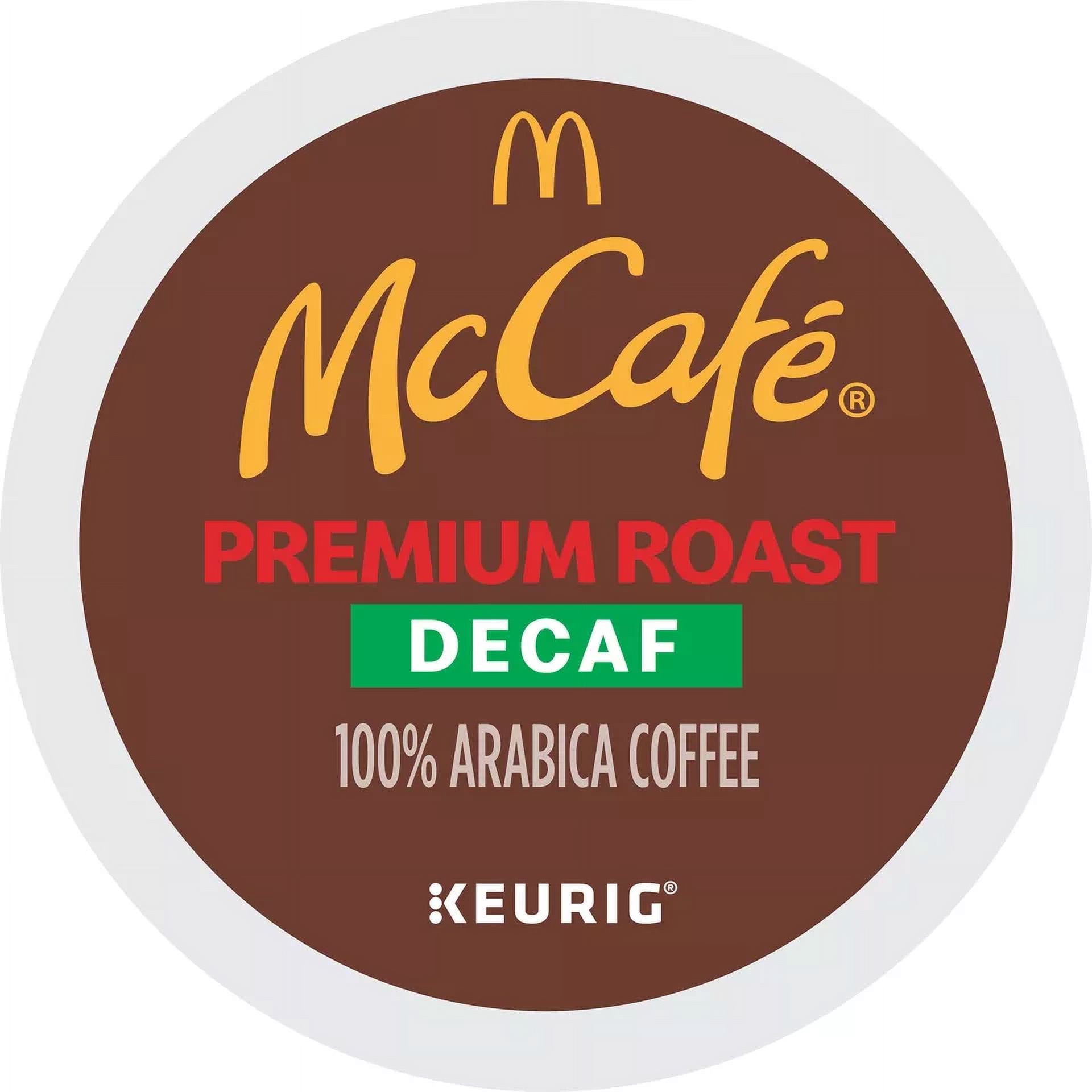 McCafe Premium Roast Decaf Coffee, Keurig K-Cup Pods, Decaffeinated, 24 Count