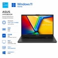 thumbnail image 1 of ASUS 15.6" FHD Laptop | Intel Core i3-N305 / 8GB RAM / 512GB SSD / Intel UHD Graphics / Windows 11 Home / Bilingual Keyboard(RENEWED), 1 of 5
