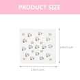 thumbnail image 3 of Miangastore Embellishment Flat Back Gems Assorted Color 5 Sheets 2X2X0.2In, 3 of 8