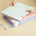 thumbnail image 1 of LNGOOR 1pc Solid Color Expanding File Folder  Modern Portable School Office Accordion Folder, 1 of 7