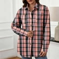 thumbnail image 5 of Feancey Flannel Shirt Jackets for Men Winter Sherpa Lined Plaid Shacket Long Sleeve Casual Button Down Shirts Warm Fleece Coats with Pockets Multicolor XL, 5 of 7