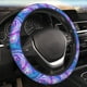 thumbnail image 5 of Balery Swirl Blue And Purple Fundas elásticas antideslizantes para volante, funda protectora universal para hombre y mujer, 15 pulgadas, accesorios para coche., 5 of 6