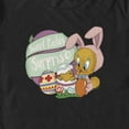 thumbnail image 2 of Men's Looney Tunes Sweet Easter Surprise  Graphic Tee Black Large, 2 of 5