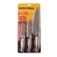 thumbnail image 1 of Set de Cuchillos Vasconia Prime 3 piezas con Hoja de Acero Inoxidable, 1 of 4