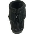 thumbnail image 5 of Minnetonka Children's Back Zipper Boot, Black 8 Little Kid, 5 of 5