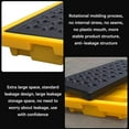 thumbnail image 5 of GXCZ Spill Containment Platform, Polyethylene Spill Platform With Flat Grating/Drain Outlet, Modular Factory Garage Leakproof Tray, Anti-slip Stack Paint Bucket Pallets ( Size : 51.18x26.77x5.91in/130x68x1, 5 of 8