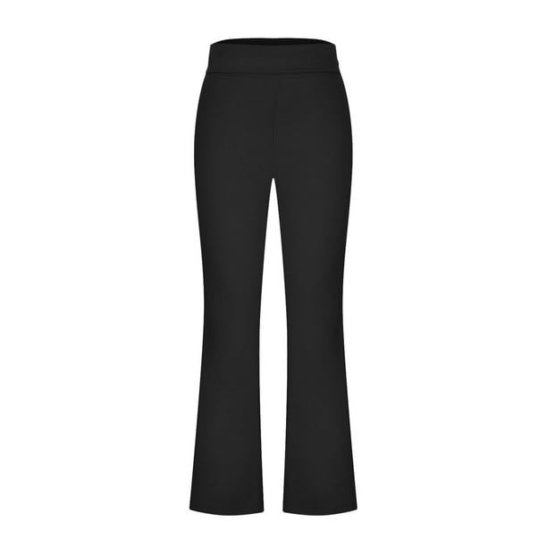 Womens Activewear Bootleg Yoga Pants Tummy Control High Waist Workout Women  Tall Bootleg Straight Long Pants with 4 Pockets Regular & Plus Size  Sweatpant 