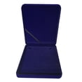 thumbnail image 1 of Caja de collar de de moda Bandeja de caja portátil de Azul Hugo Vitrina de collar de terciopelo, 1 of 6
