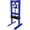 Blue with Pressure Gauge, variant on 6-Ton Hydraulic Shop Press, H-Frame Garage Floor Press with Built-in Relief Valve, Adjustable Work Table & Stamping Plates for Metal Bending, Straightening, and Bearing Installation