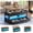 Black and Brown, variant on 40" Lift Top Coffee Table with 2 Drawers and LED Light, 4 in 1 Small Farmhouse Coffee Table for Living Room
