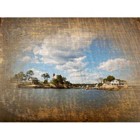 Graffitee Studios Connecticut Wooden Thimbles - Thimble Islands Graphic Art on Wrapped Canvas