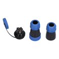 thumbnail image 1 of Aviation Plug Socket IP68 Waterproof Solderless Male Female Pair Connector 250V 45A LP284 Pin, 1 of 5