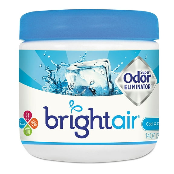 Bright Air Super Odor Eliminator Cool and Clean Blue 14oz 6/Carton 900090CT