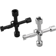 Triangular Key Tool for Train Electrical Elevator Cabinet Professional 4 Way Triangle Wrench Key Multifunctional