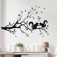 thumbnail image 4 of PEONAVET Sticker Long Tree Branch Wall Sticker Animals Cats Art Decal Decor, 4 of 4