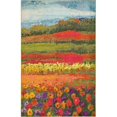 thumbnail image 1 of Unique Loom Estrella Modern Fields Area Rug 5' x 8' Rectangle Multi/Green, 1 of 2