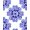 Blue, Pattern 2, variant on ODIKA 2x3 Machine Washable Non-Slip Area Rug, Blooming Garden Handicraft Embroidery Looped Textile Creation High Traffic Rug, Blue, 623964