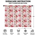 thumbnail image 2 of Blackout Kids Curtains,Pink Christmas Red Truck and Snowman Pattern Childrens Insulated Curtains Set Of 2,Bedroom Essentials,Toddler Room Decor 52"x84", 2 of 5