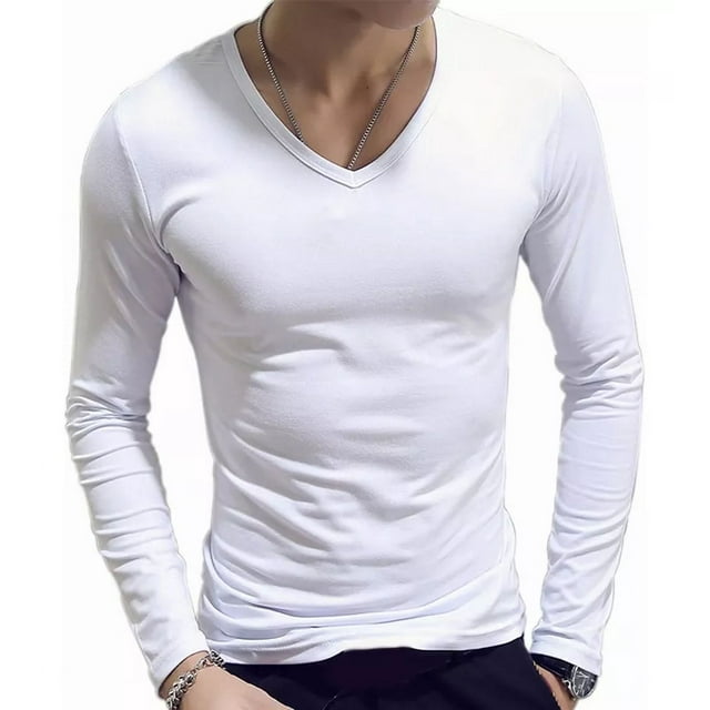 Playeras Hombre Playeras Manga Clásica Deportiva Cuello En V