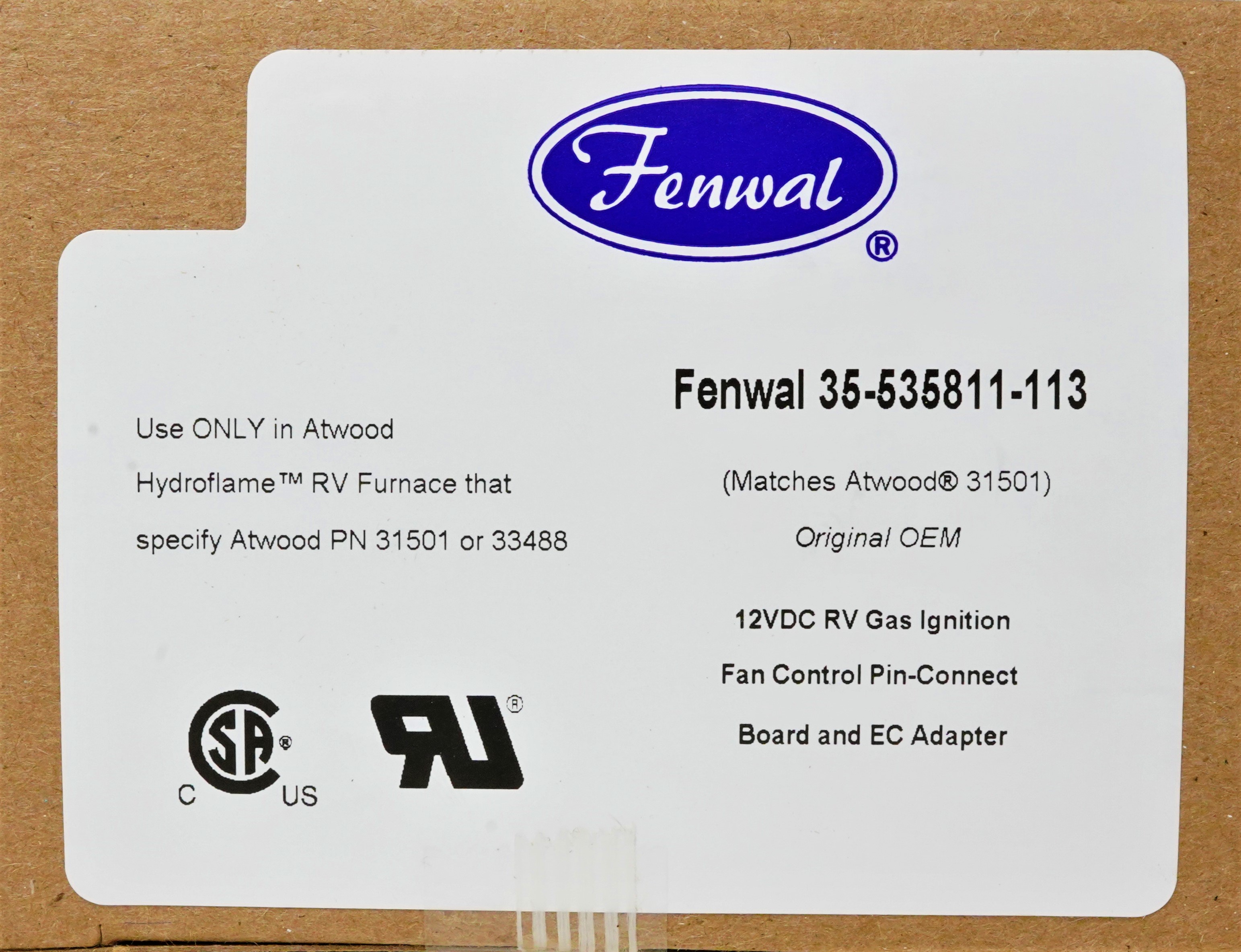 Buy RV Heater Control Board for Atwood Hydro Flame 31501 Fenwall 35