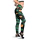 thumbnail image 3 of Gibobby Pantalones deportivos Leggings verdes Good Paddystripes para mujer Pantalones de gimnasia Running Print Luck For Yoga Pilates Pantalones Pantalones(Anaranjado， L), 3 of 5
