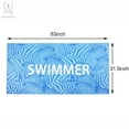 thumbnail image 4 of Gustave Microfiber Sand Free Beach Towel Quick Dry Super Absorbent Thin Towels Blanket for Travel Pool Swimming Bath Camping Yoga, 63" x 31.5", 4 of 10