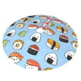 thumbnail image 2 of Kll 36" Christmas Tree Skirt Kawaii Sushi (2) Xmas Tree Skirts Mat For New Year Xmas Holiday Party Indoor Outdoor Home Decoration, 2 of 9