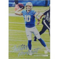 NFL 2020 Chronicles Luminance   Justin Herbert Single Sports Card #203 (Rookie Card)