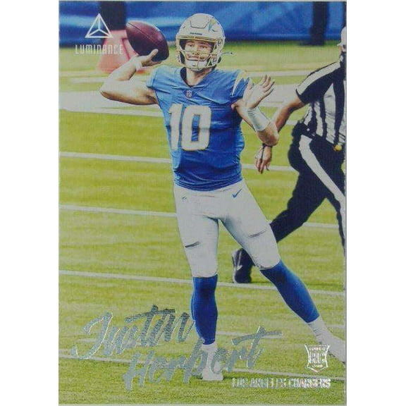 NFL 2020 Chronicles Luminance   Justin Herbert Single Sports Card #203 (Rookie Card)