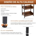 thumbnail image 3 of Librero de 5 Niveles - Estante Mueble Organizador 157x50x30cm, Muebles para Cocina DiseñO Abierto Minimalista con Ganchos, Estanteria, para Cocina Sala Oficina Dormitorio Biblioteca, 3 of 4