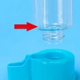thumbnail image 3 of Bird Automatic Water Dispenser - 140ml Capacity, Blue Color, with Stainless Steel Nozzle for Parrots, Budgies, Canaries, Cockatiels, Small Birds, 3 of 5