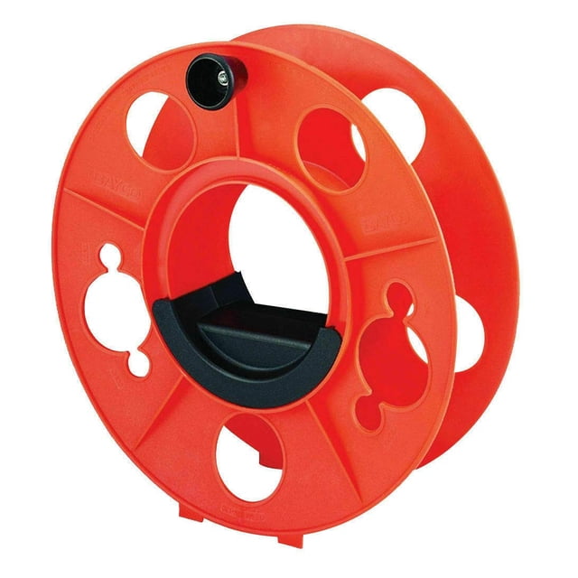 Carrete de almacenamiento de cables de extensión Bayco KW-130, resistente, 150 pies