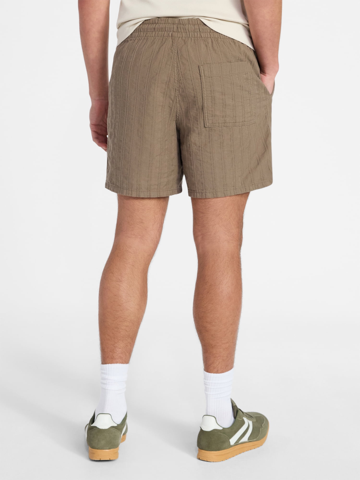 No Boundaries Poolside Style Dobby Shorts, 6" Inseam, Men's XS-5XL