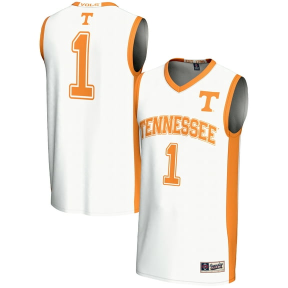 Unisex GameDay Greats #1 White Tennessee Volunteers Lightweight Basketball Jersey