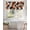 Black Grey, variant on Sage Green Floral Kitchen Valances for Windows Vintage Abstract Botanical Pattern Valance Curtains for Kitchen /Living Room/Bedroom/ Bathroom Decor, 54"x18 " ,Rod Pocket 1 Panel,