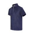 thumbnail image 2 of MV Sport 25143 Mood & Vibe Laguna Terry Polo-Navy Heather - 711-2XL, 2 of 3