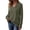 Army Green, variant on Women V Neck Long Sleeve Tops Casual Fall Womens Blouses Lightweight Tunic Sweaters